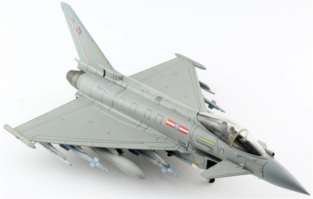 Hobby Master HA6616B Eurofighter Typhoon FGR4 ZK301/D, 1435 Flight, RAF Mount Pleasant, Falkland Islands, 2015 (with air to air missiles + Paveway IV bombs x 4) 1/72