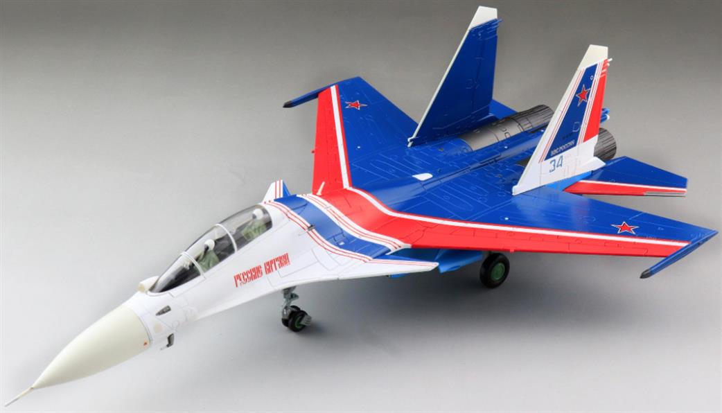 Hobby Master 1/72 HA9503 Su-30SM Russian Knights Blue 34, RF-81705, Russian Air Force, 2019