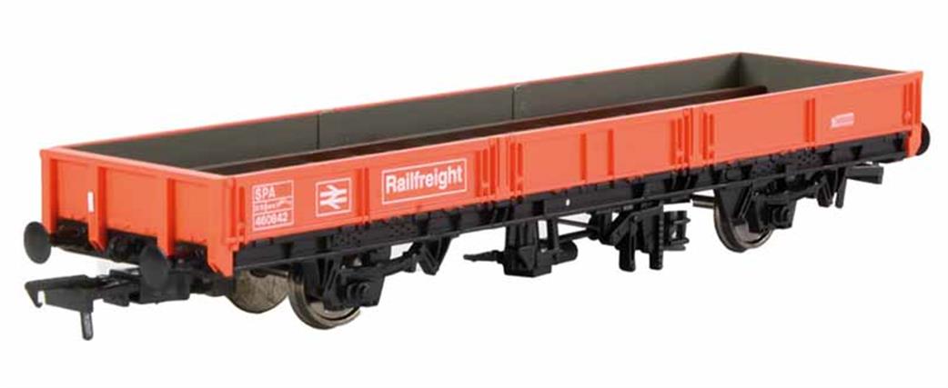Bachmann EFE Rail E87034 BR Railfreight Distribution SPA Open Steel Carrier Wagon Flame Red Livery OO