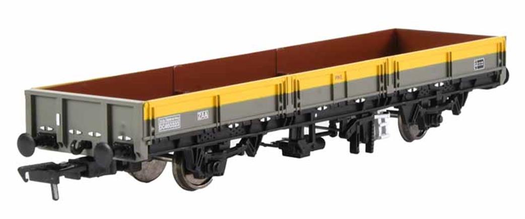 EFE Rail OO E87036 BR Engineers ZAA Pike Open Wagon Engineers Dutch Grey & Yellow Livery