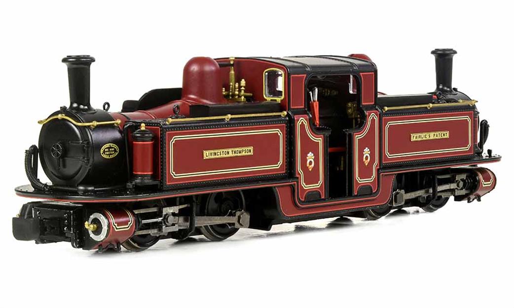 Bachmann OO9 391-103SF Festiniog Railway Livingstone Thompson Double Fairlie Lined Indian Red 1880s-1930s DCC Sound