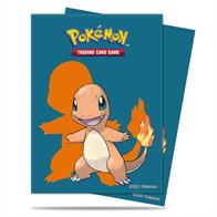 Bring the heat with Charmander Deck Protector sleeves for Pokémon! Ultra PRO's Deck Protector sleeves are designed to protect your trading cards from damage during game play. They are sized to fit standard size gaming cards and are made with archival-safe polypropylene film. Each pack contains 65 full-color art sleeves printed using Ultra PRO's proprietary ChromaFusion dual-layer film technology to reduce peeling and splitting