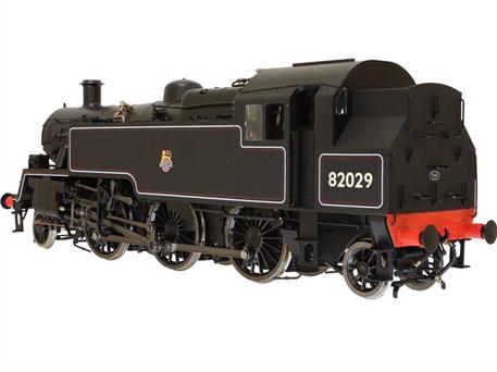 A highly detailed model of the British Railways standard class 3MT 2-6-2 tank engines under development by Lionheart Trains.This model is to be finished as number 82029 in the British Railways mixed traffic lined black livery with early lion over wheel emblem.