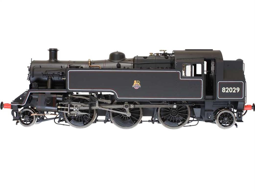Dapol Lionheart Trains O Gauge LHT-S-8202S BR 82029 Standard Class 3MT 2-6-2T Lined Black Early Emblem DCC Sound