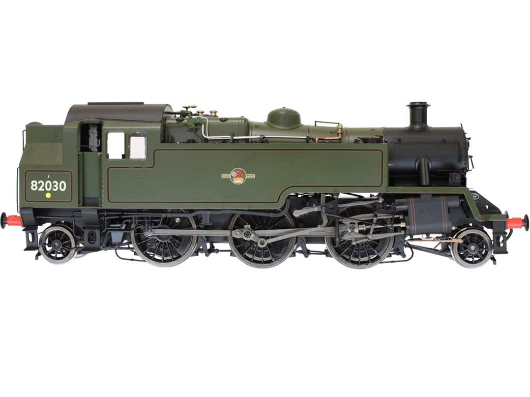 Dapol Lionheart Trains O Gauge LHT-S-8208S BR 82030 Standard Class 3MT 2-6-2T Lined Green Late Crest DCC Sound