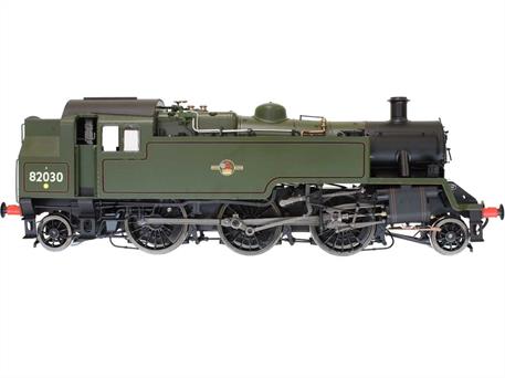 A highly detailed model of the British Railways standard class 3MT 2-6-2 tank engines under development by Lionheart Trains.This model is to be finished as number 82030 in British Railways lined green livery with late lion holding wheel crest. DCC &amp; sound fitted.