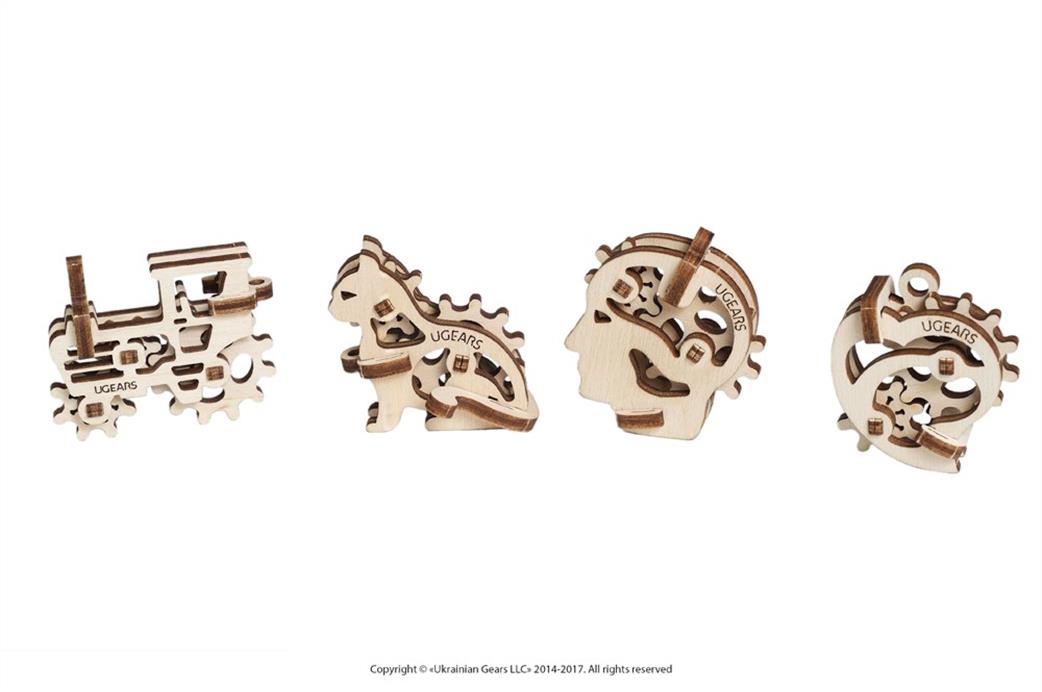 Ugears  70029 Model U-Fidget Gearsmas  Wooden Kits