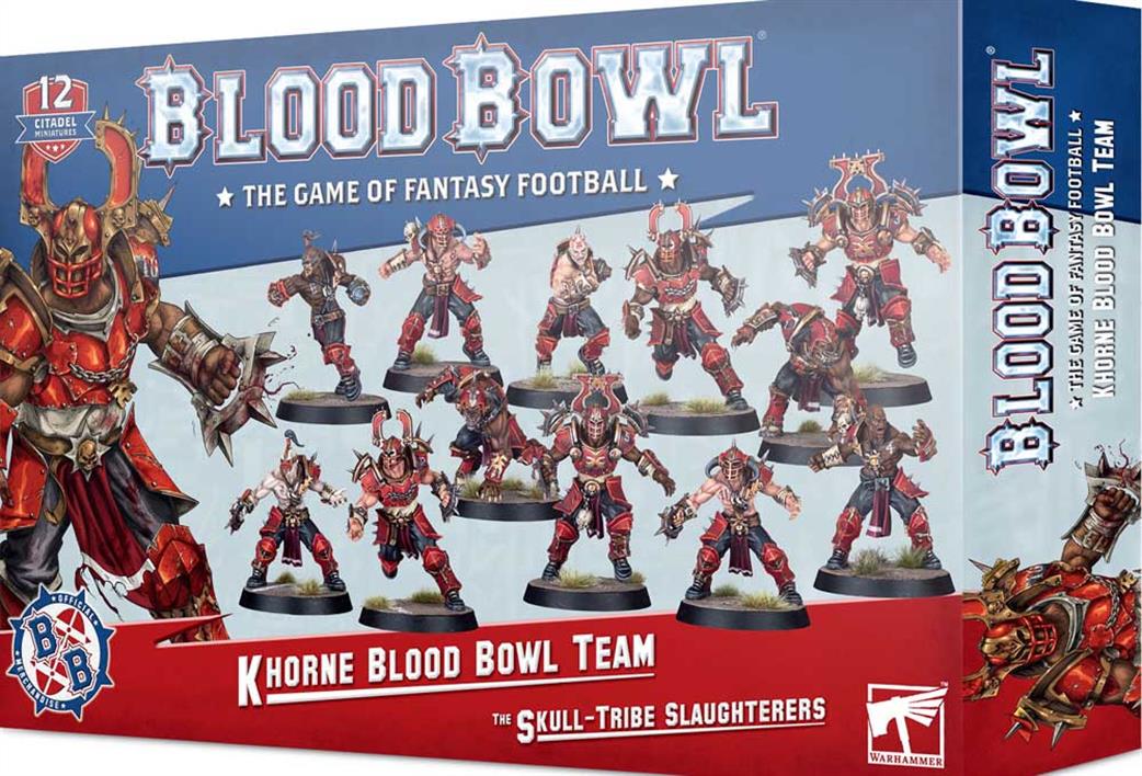 Games Workshop  202-19 Blood Bowl Team Khorne Figure Set