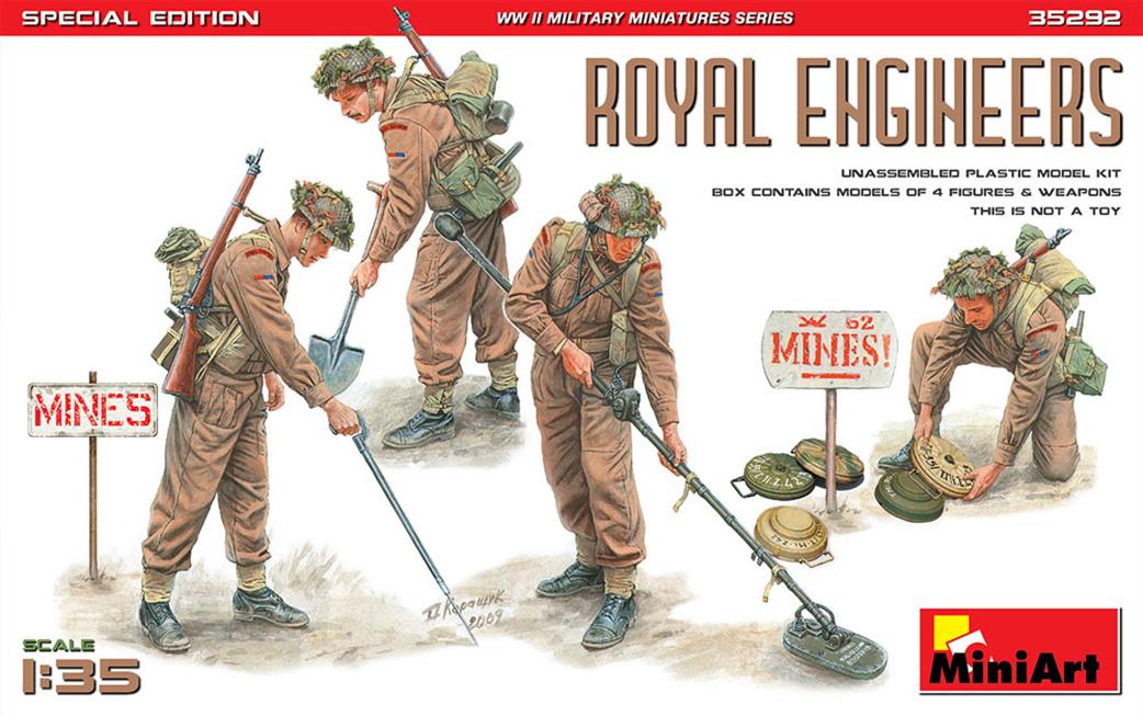 MiniArt 1/35 35292 Royal Engineers Special Edition Figure Set