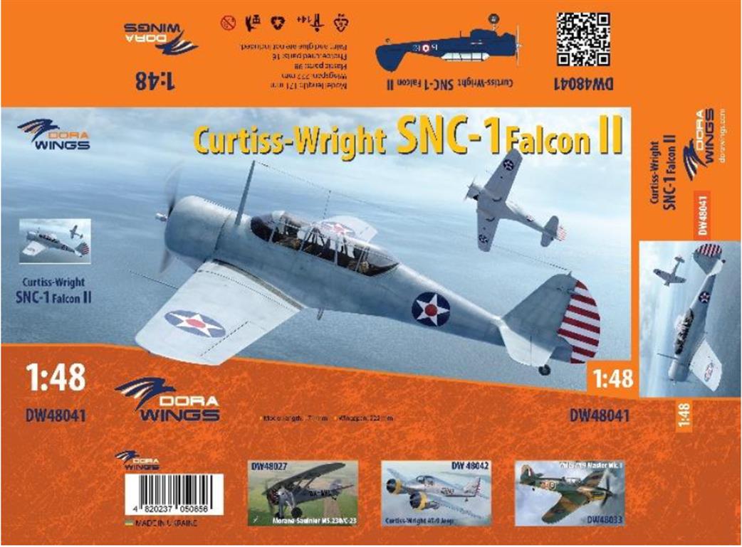 Dora Wings 1/48 48041 Curtis Wright SNC-1 Falcon 11 Plastic Kit