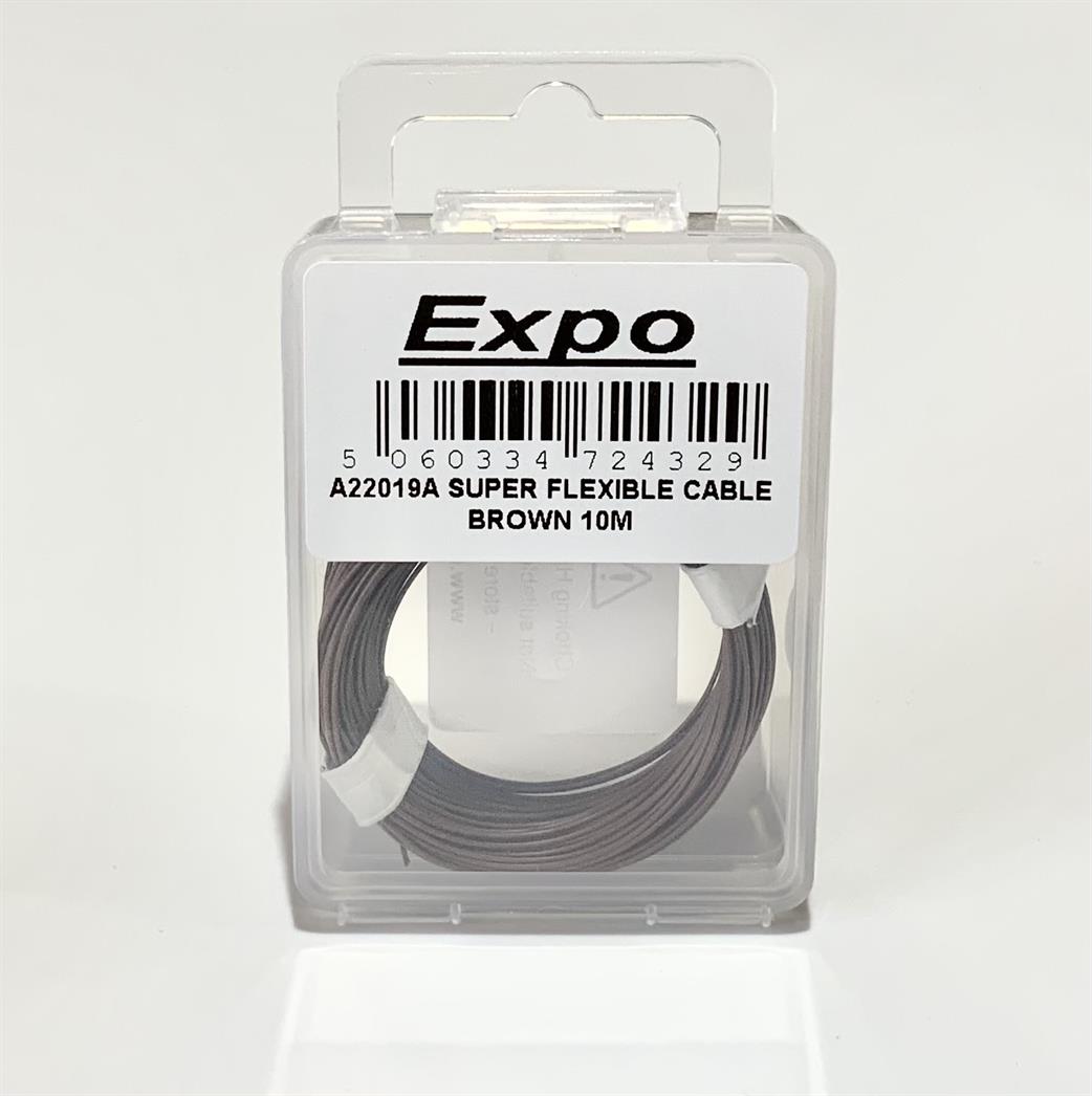 Expo  A22019a Brown 10m Super Flexible Fine Cable