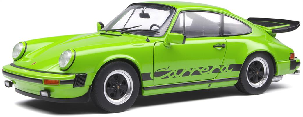 Solido 1/18 S1802603 Porsche 911 (930) 1984 Carrera 3.2 Green Diecast Car Model