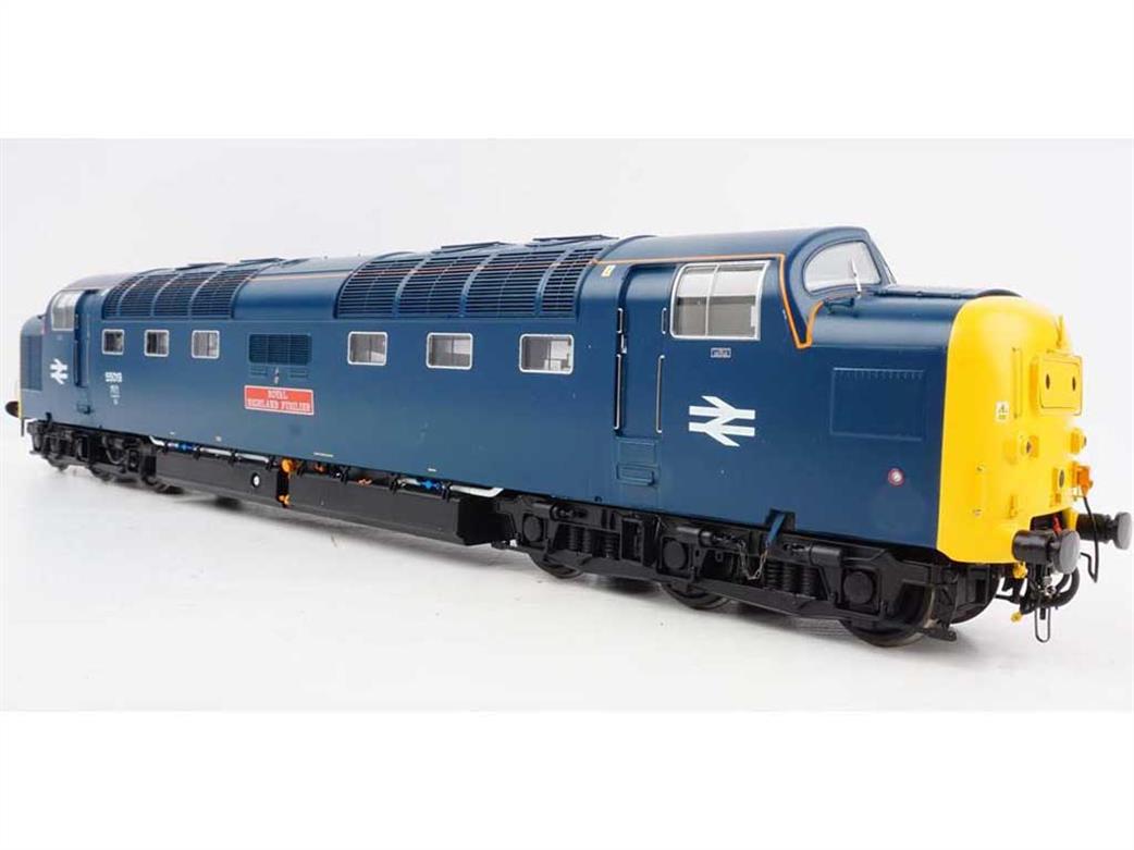 Heljan O Gauge 5531 BR Class 55 Deltic Locomotive BR Blue 55019 Royal Highland Fusilier