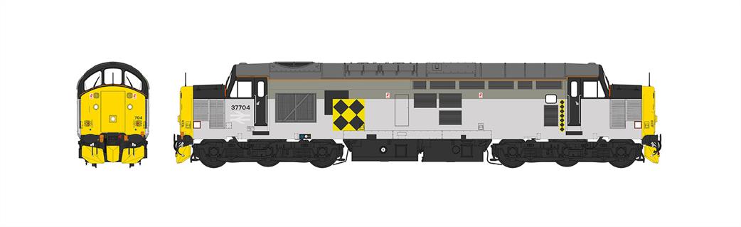 Heljan O Gauge 3766 Railfreight Coal Sector Grey 37704