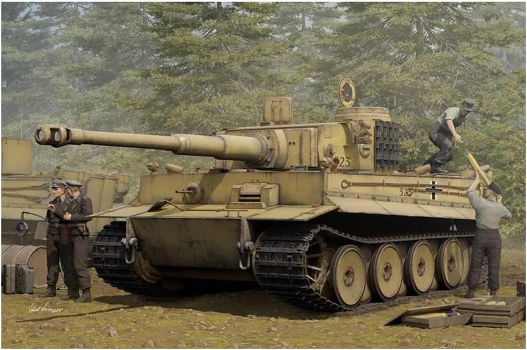 Hobbyboss 1/16 82607 Pz.Kpfw. VI Tiger I - Early German WW2 Tank Kit