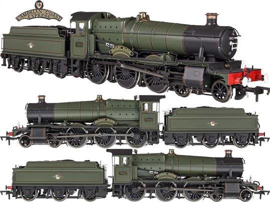 New and highly detailed model of the GWR 78xx Manor class of 'light' 4-6-0 locomotives produced by CB Collett in the 1930s for service on routes where the Hall class was prohibited.Model finished as 7807 Compton Manor in late GWR green passenger livery lettered G (crests) W as running from Oswestry during 1948 with riveted tender, Collett tapered pattern buffers, original GWR pattern chimney and ex-43xx mogul driving wheels.DCC and sound fitted.