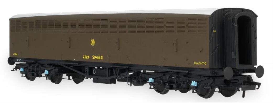 Accurascale OO ACC2413 GWR 2924 Siphon G Diagram O.33 GWR Chocolate Brown Livery