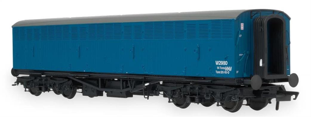 Accurascale OO ACC2415 BR NMV Newspapers Stowage Van W2980 ex-GWR Siphon G Diagram O.33 BR Rail Blue Livery