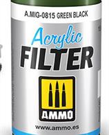 AMMO's new acrylic filters are designed to be applied directly to the model. This new range allows you to add colour variation to your miniatures, harmonize various camouflage colours, or distinguish areas with a different tone. The acrylic filter can be easily applied with a brush, which avoids the need for complicated masking. Moisten the brush with the product and apply it without flooding the surface. Thanks to the innovative formulation, the Acrylic Filters can be retouched or eliminated simply and easily with water during the extended dry time, each filter will dry completely in 24 hours. These versatile filters can also be applied by airbrush for an endless number of effects. Thanks to the wide range of 30 colours available, you won´t need to make complex mixtures, adjust for the proper thinning ratio, or adjust the tone to the intended shade. Each colour can be mixed with one another, or tinted with other AMMO acrylics. The acrylic filters can be diluted and cleaned with water, Acrylic Thinner A.MIG-2000 or Cleaner A.MIG-2001