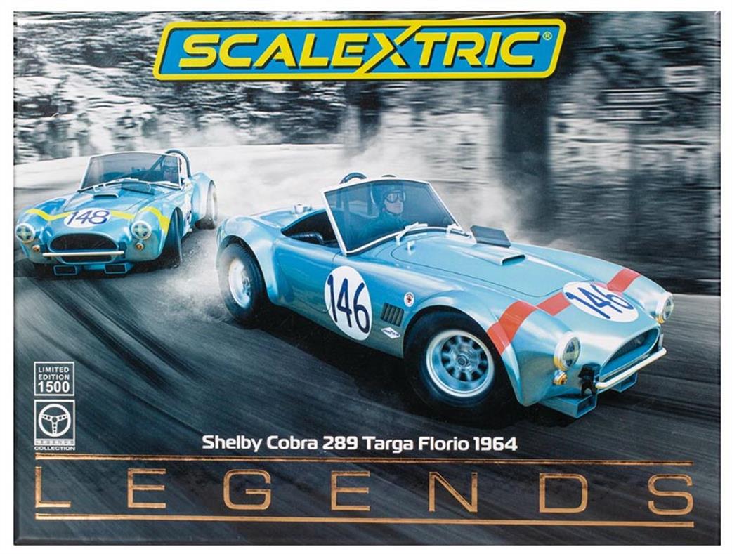 Scalextric 1/32 C4305A Shelby Cobra 289 1964 Targa Florio Twin Pack Slot Car model