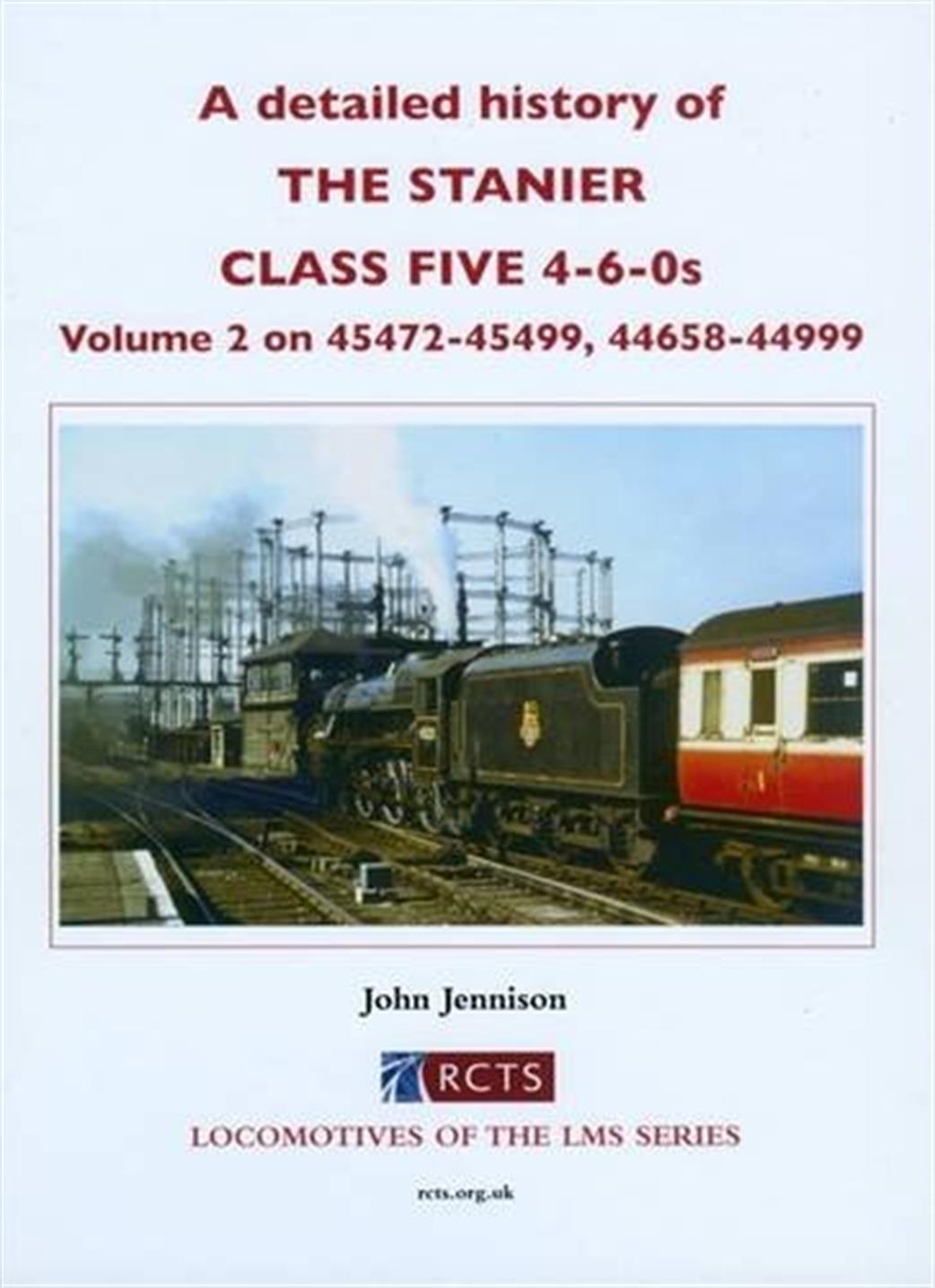 9780901115997 RCTS Stanier Class Five 4-6-0s Vol 2 Book by John Jennison