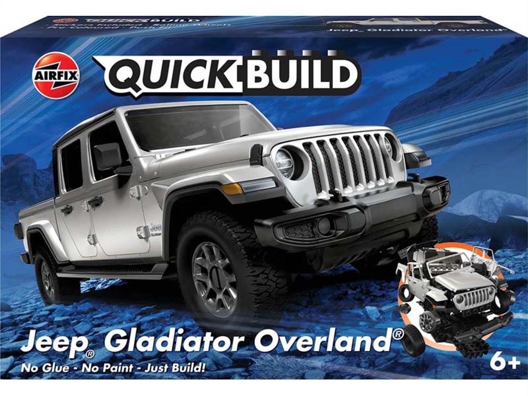 Airfix J6039 Quickbuild Jeep Gladiator Overland Clip together Block Model