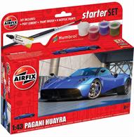 Airfix A55008 1/43rd Small Beginners Pagani Huayra Starter Set with Paint &amp; Glue