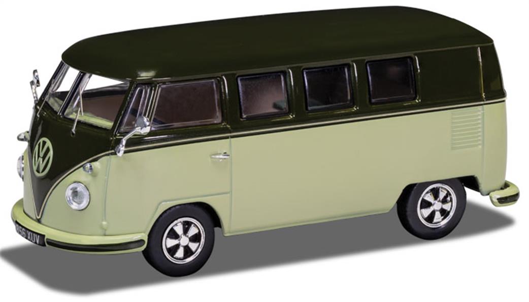 Corgi 1/43 VA14502 Volkswagen Campervan Type 2 (T1) Palm Green and Sand Green