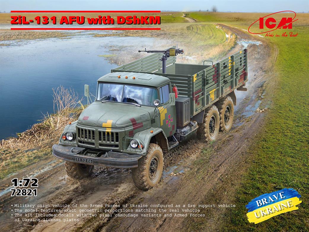 ICM  72821 ZiL-131 AFU Truck with DShKM