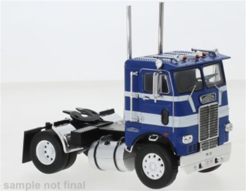 IXO 1/43 TR111 Freightliner COE Blue/White 1976