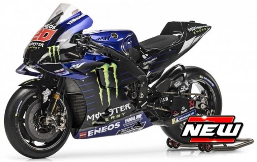 Maisto 1/18 M36373Q Yamaha YZR-M1 Yamaha Factory Racing #20 Fabio Quartararo 2021