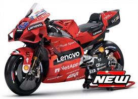 Maisto 36374M 1/12th Ducati Desmosedici GP21 Ducati Lenovo Team #43 Jack Miller 2021