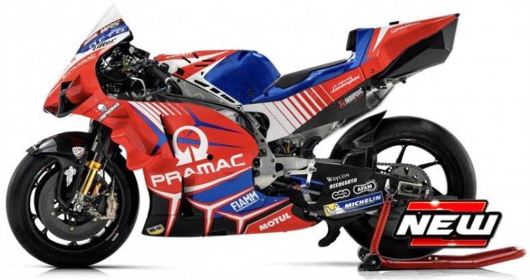 Maisto 1/18 M36379M Ducati Desmosedici GP21 Pramac Racing #89 Jorge Martin 2021