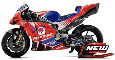 Maisto 36379M 1/12th Ducati Desmosedici GP21 Pramac Racing #89 Jorge Martin 2021