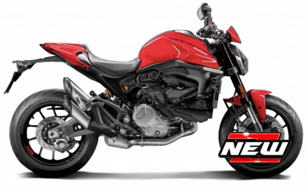Maisto 1/18 M39300D Ducati Monster 2021 Red Model