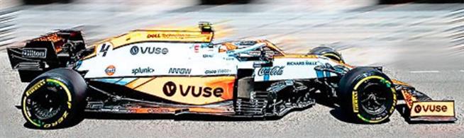 McLaren F1 Team MCL35M Lando Norris 3rd Place Monaco GP 2021