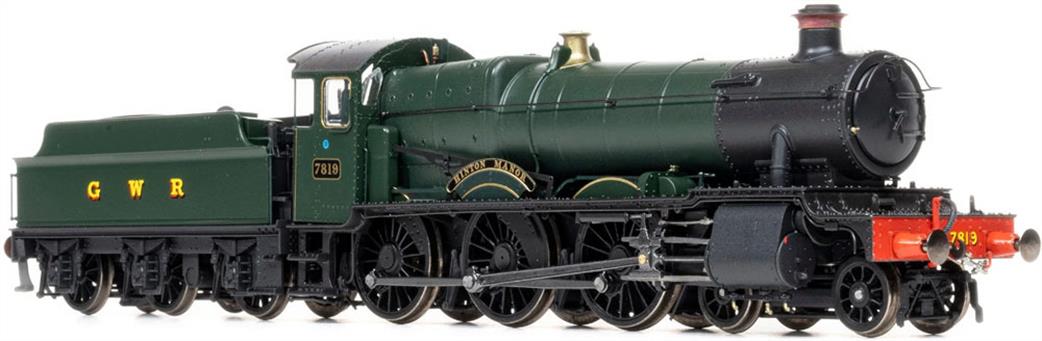 Accurascale OO ACC2508-7819 GWR 7819 Hinton Manor Collett Manor Class 4-6-0 Plain Green Lettered GWR