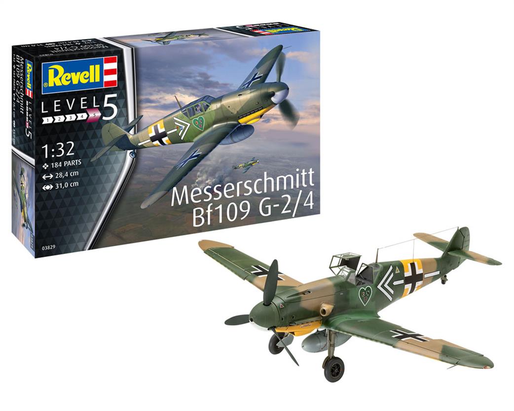 Revell 1/32 03829 Messerschmitt Bf109G-2/4 Aircraft Kit