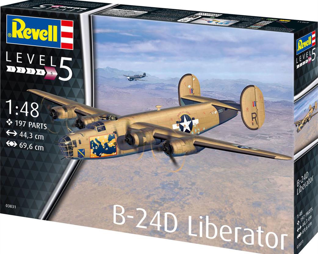 Revell 1/48 03831 B-24D Liberator Aircraft Kit
