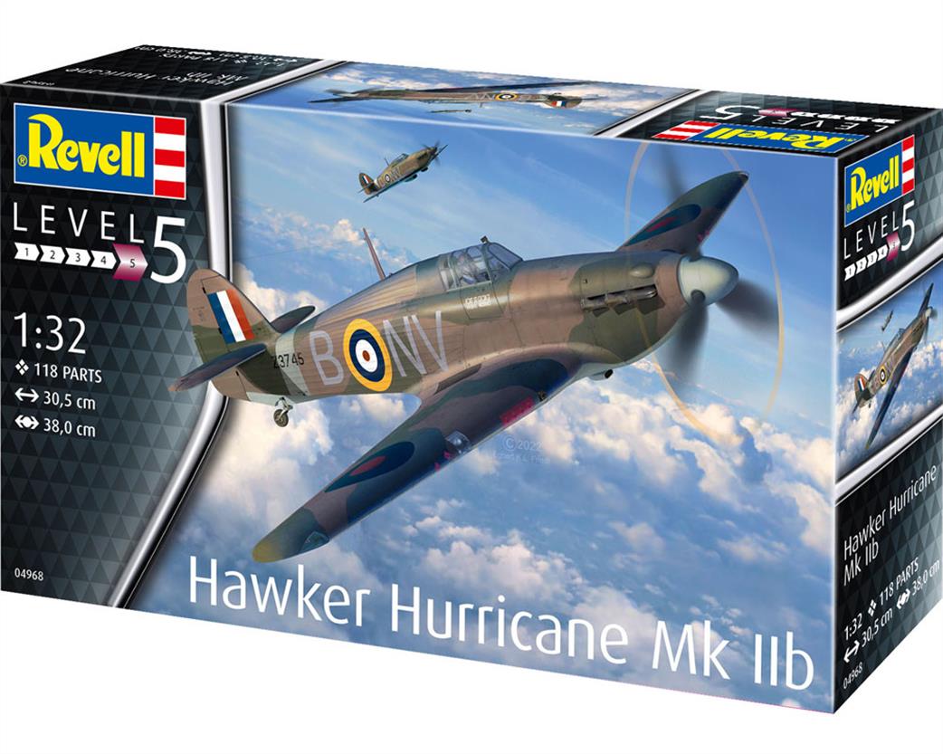 Revell 1/32 04968 Hawker Hurricane MkIIb Aircraft Kit