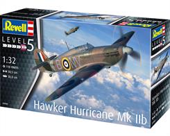 Revell 04968 1/32nd Hawker Hurricane MkIIb Aircraft KitThe Hawker Hurricane is often overshadowed by the more famous Spitfire and yet it bore the brunt of the "Battle of Britain".Number of Parts 118