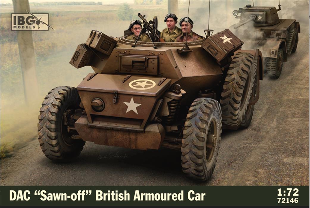 IBG Models 1/72 72146 DAC Sawn-off British Armoured Car Kit