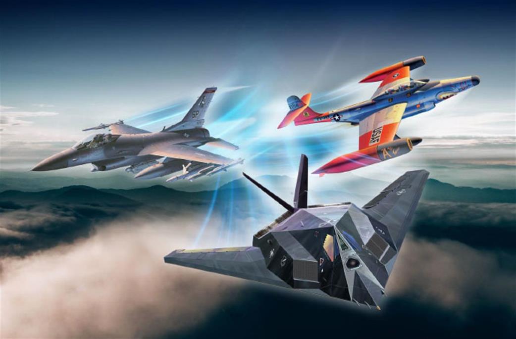 Revell 05670 US Air Force 75th Anniversary Gift Set 1/72