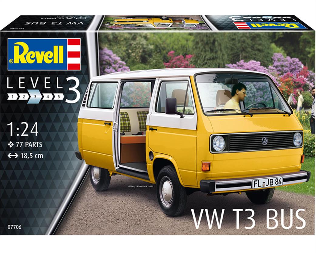 Revell 1/25 07706 VW T3 Bus Kit