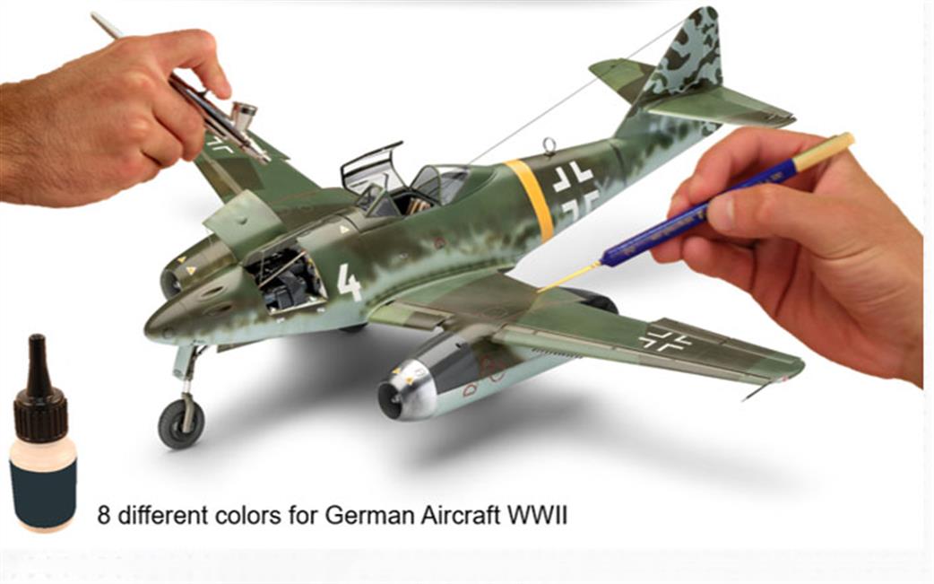Revell  36200 Model Color German Aircraft WWII Acrylic 8 Paint Set