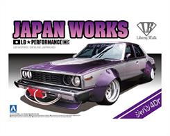Aoshima 00980 1/24th LB Japan Works Nissan Skyline 4 Door Car Kit