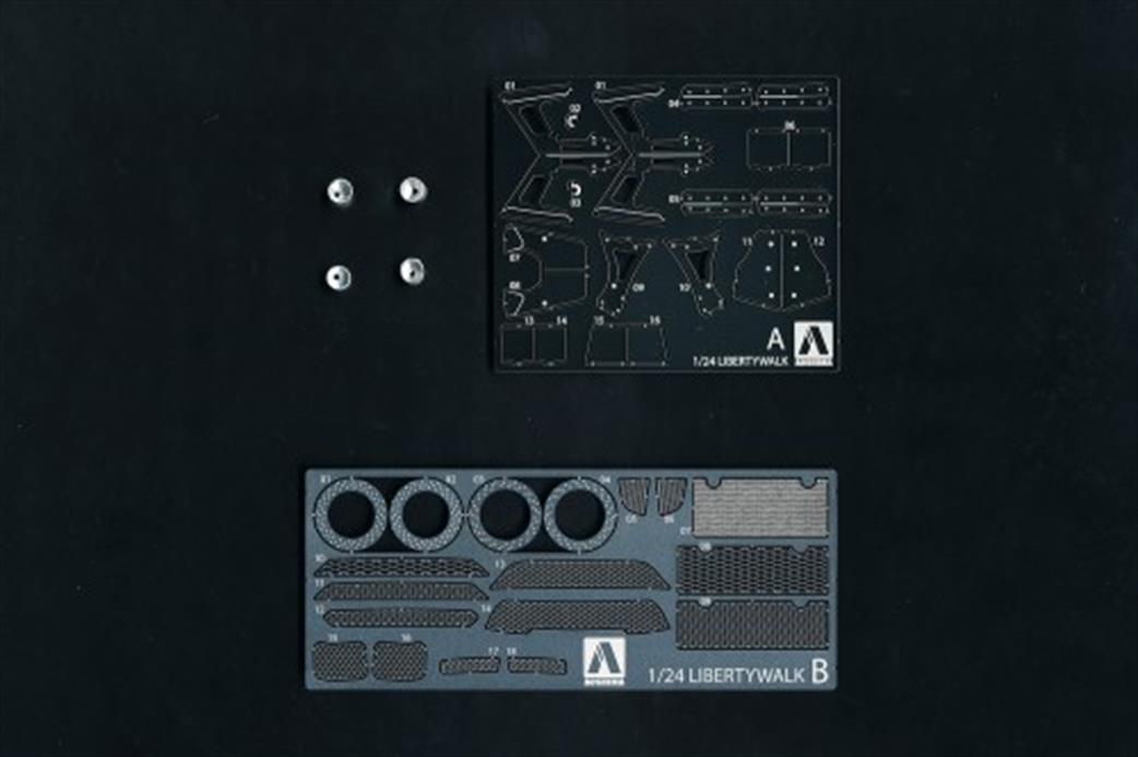Aoshima 1/24 05678 LB Works R35 GT-R Detail Up Parts