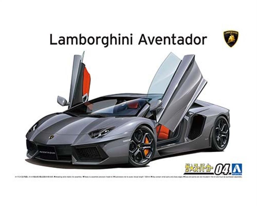 Aoshima 1/24 05864 Lamborghini Aventador LP700-4 Supercar Kit