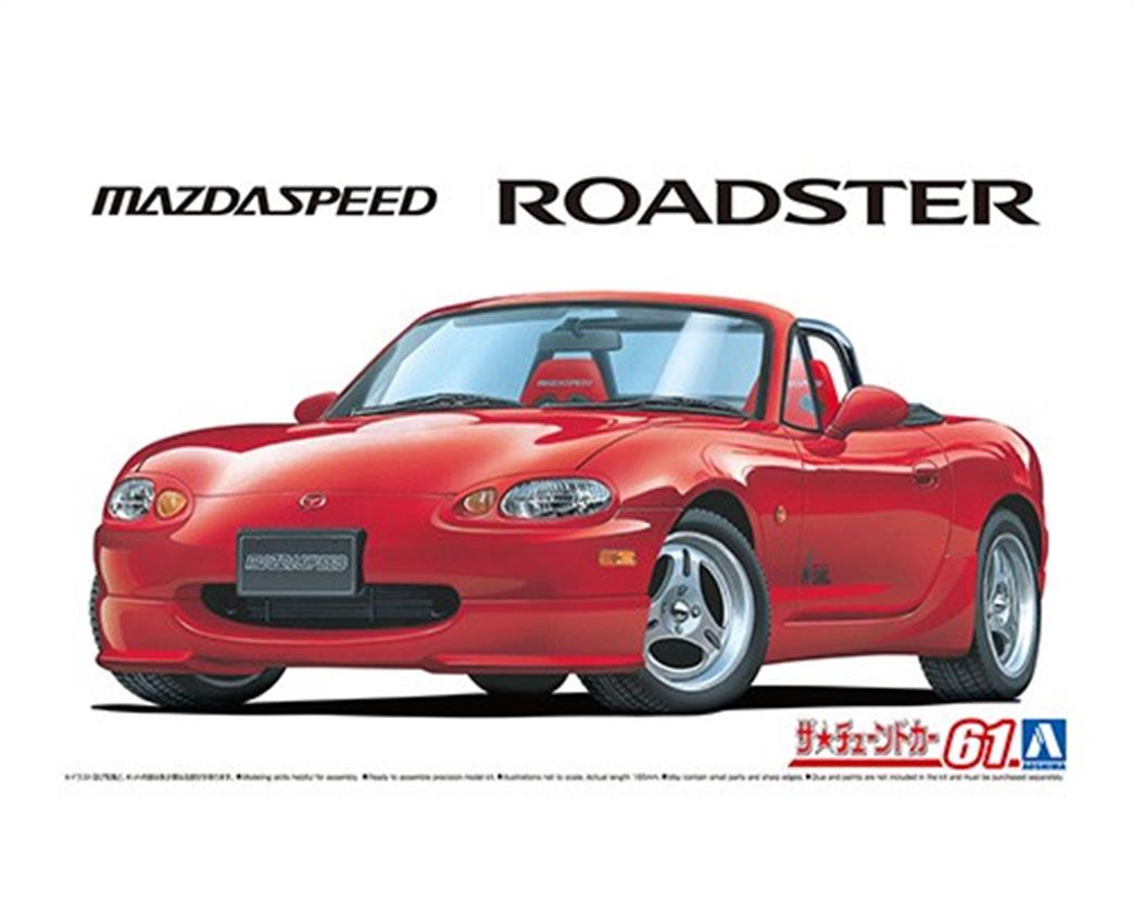 Aoshima 1/24 06237 Mazda MX5 Roadster Speed NB8C RS A-Spec Car Kit