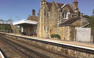 A typical Station Building in the style of many of those found across the southeast of England.
